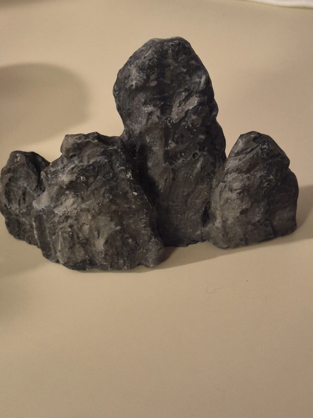 Decorative Black Rock and Coral Aquarium Ornament Set